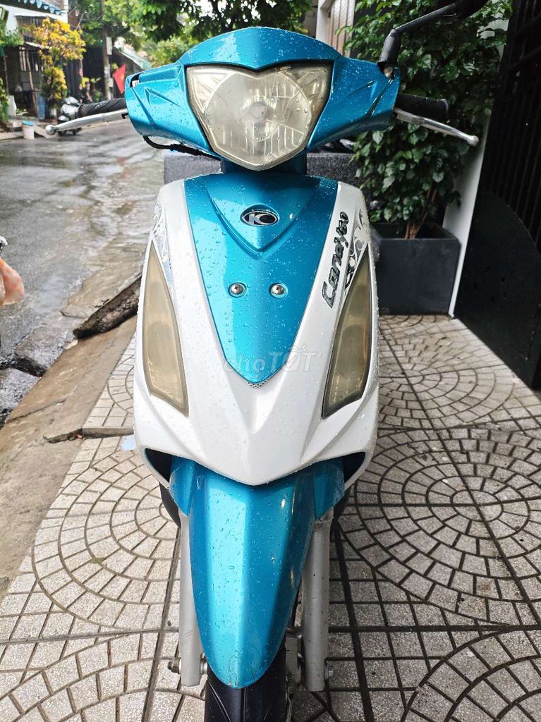 Kymco Candy 50cc сине-белый, отличный пластик, все функции