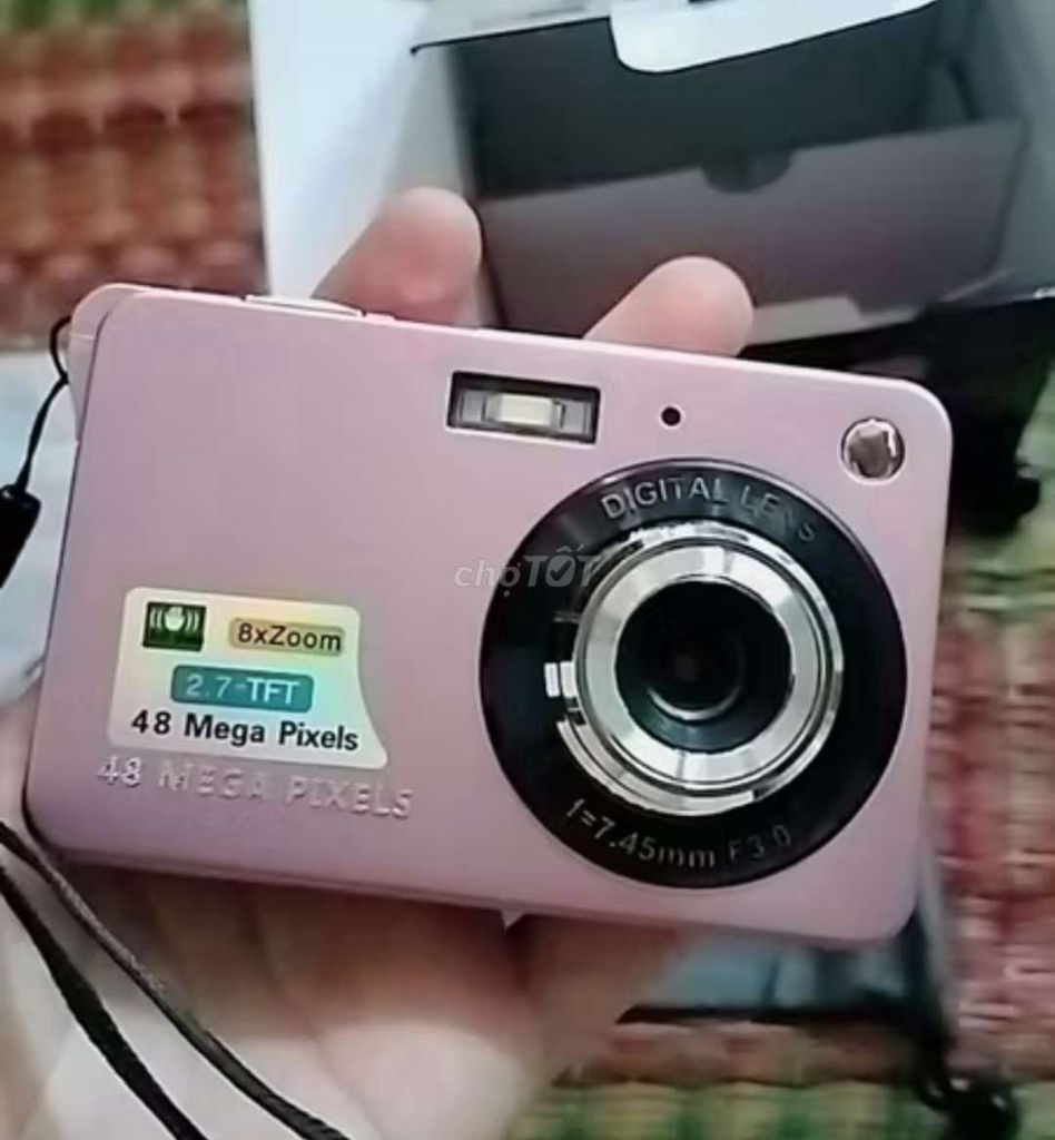Máy ảnh digital mini camera Hồng. Mua bán Máy ảnh, Máy quay tại Quận 7 Tp Hồ Chí Minh được đăng bởi Jullia  hình 1