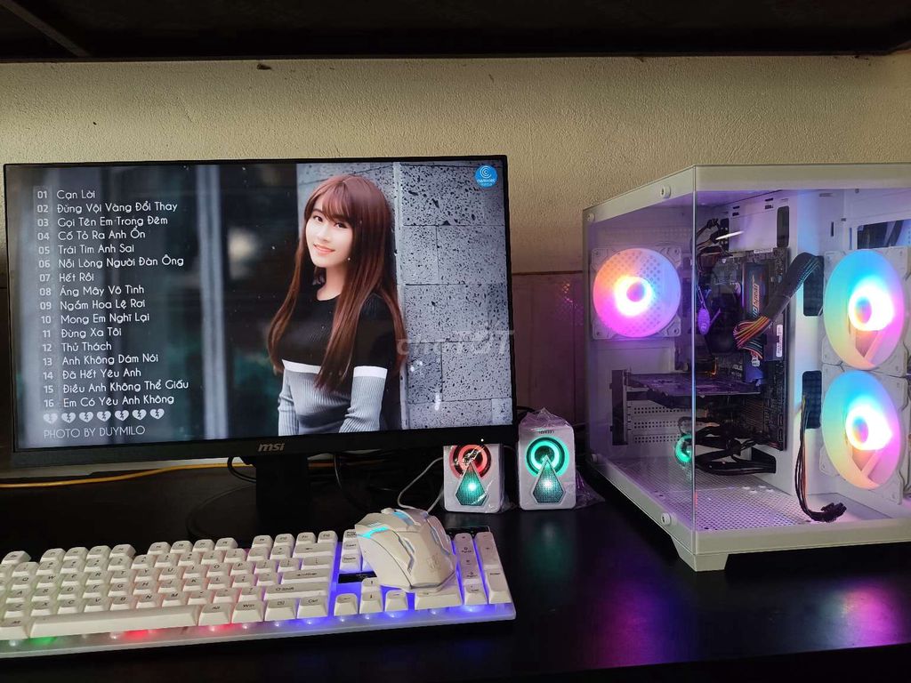  Dàn Chơi Game Giải Trí I5 7500/Màn 24 Full Viền. Mua bán Máy tính để bàn tại Quận Thanh Khê Đà Nẵng được đăng bởi Thanh hình 1