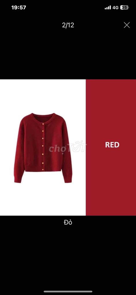 Áo khoác cardigan nữ len mềm mịn. Mua bán Quần áo tại Huyện A Lưới Thừa Thiên Huế được đăng bởi Quỳnh Ngọc hình 1