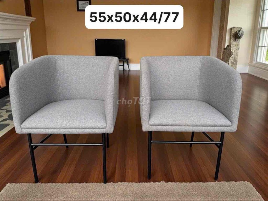 Ghế bàn ăn Vải Xám 55x50x44/77 cm. Mua bán Bàn ghế tại Thành phố Thủ Đức Tp Hồ Chí Minh được đăng bởi Tram Nguyen hình 1
