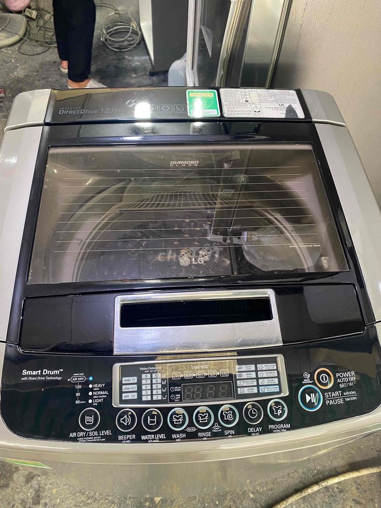 mẫu máy giặt LG 12kg Inverter mới 90%. Mua bán Máy giặt tại Quận Tân Phú Tp Hồ Chí Minh được đăng bởi Điện Lạnh Thanh Sang hình 3