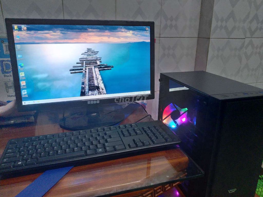 máy tính để bàn i3-7100 4GB/SSD 128GB+HDD 500GB. Mua bán Máy tính để bàn tại Thành phố Mỹ Tho Tiền Giang được đăng bởi Hưng hình 1