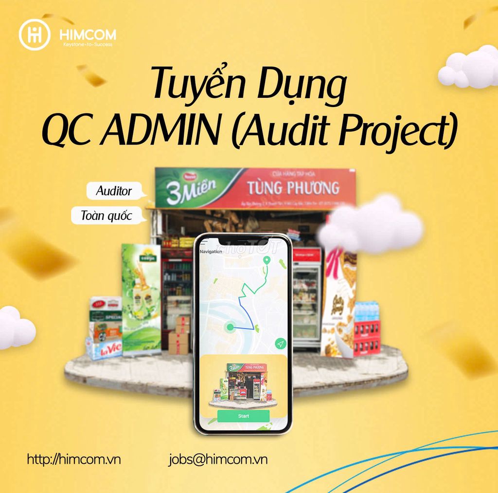 [HẢI PHÒNG] TUYỂN ADMIN QC DỰ ÁN AUDIT