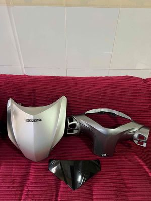 Mặt Nạ zin Honda Future mập Bạc.tặng chụp&bợ sau.