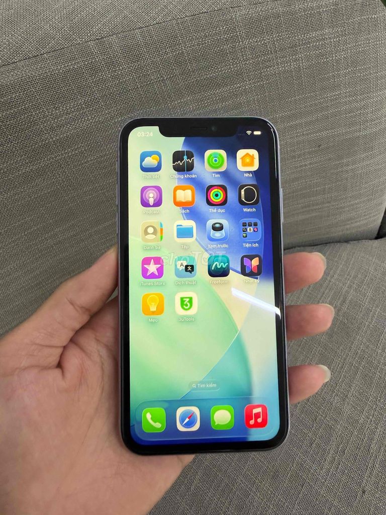 Apple iPhone 11 128GB Tím quốc tế zin all. Mua bán Điện thoại tại Quận Ninh Kiều Cần Thơ được đăng bởi LyN hình 1