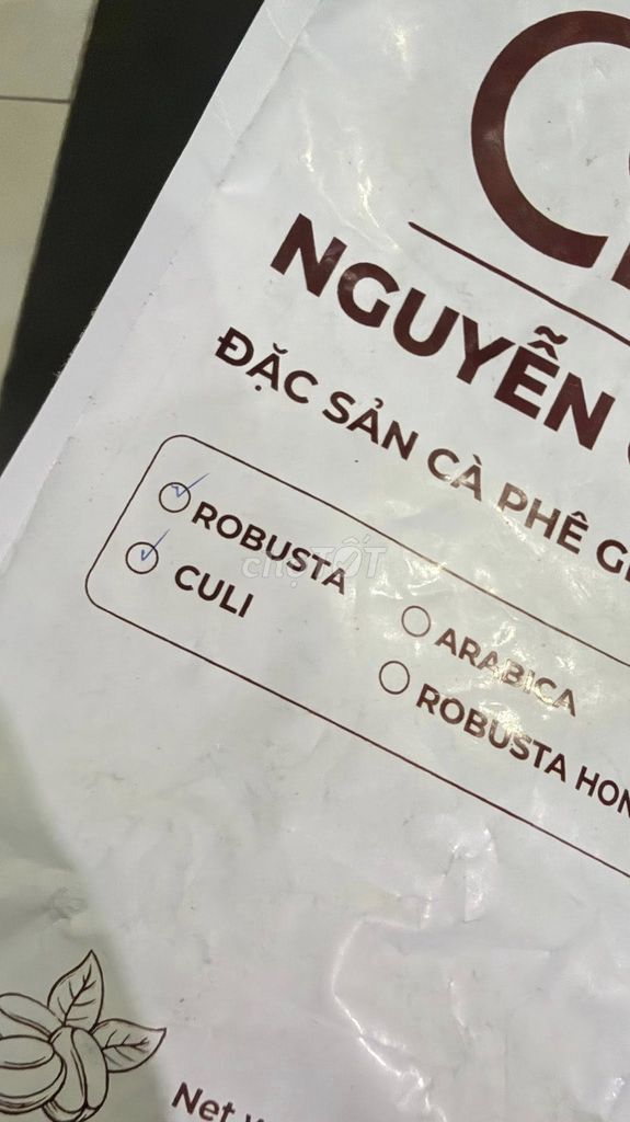 Cà phê hạt CPR Robusta 1kg. Mua bán Đồ ăn, thực phẩm và các loại khác tại Huyện Hóc Môn Tp Hồ Chí Minh được đăng bởi Trung hình 1
