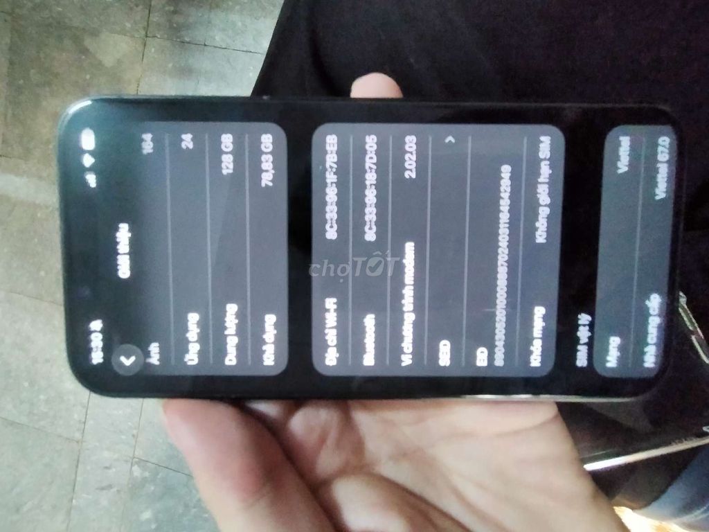 Apple iPhone 16e 128GB Đen Quốc tế có phẩy nhẹ. Mua bán Điện thoại tại Quận Cầu Giấy Hà Nội được đăng bởi Nhật hình 1
