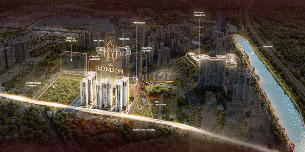 CẮT LỖ, BÁN CĂN 1N THE LONDON LD1.0906 37.2M2. BÀN GIAO 2026