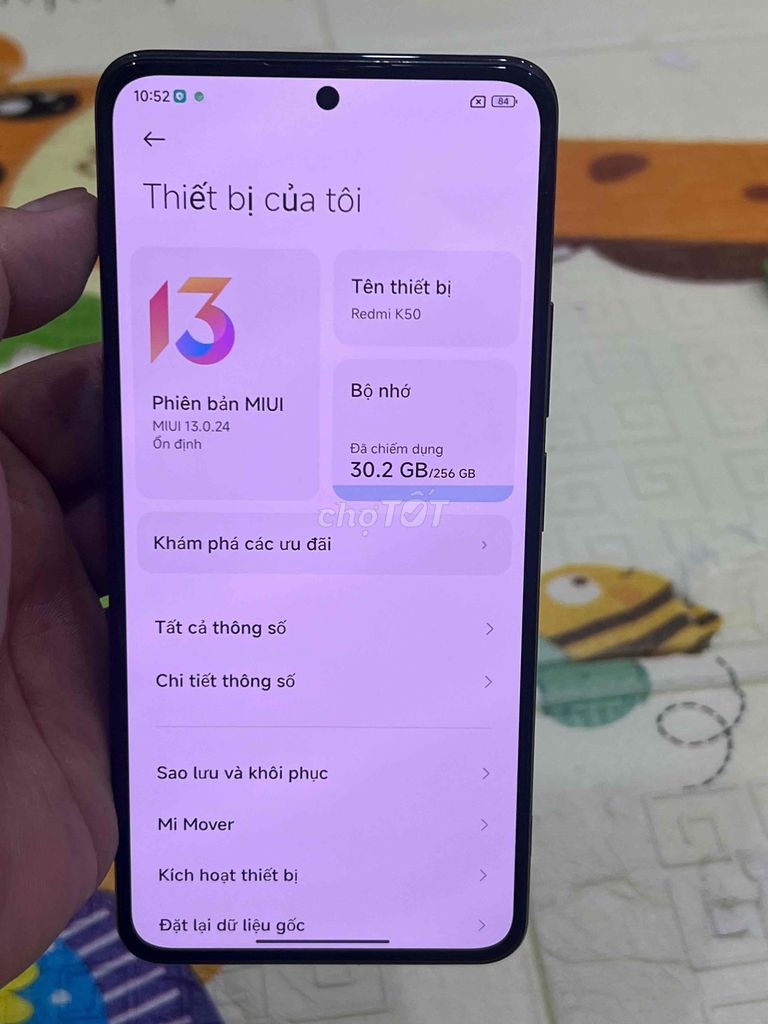 Xiaomi K50 256GB Đen. Mua bán Điện thoại tại Quận Hoàng Mai Hà Nội được đăng bởi Nguyennoi hình 1