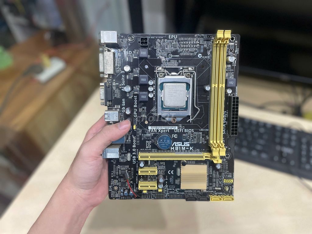 Main Asus H81M-K còn sài bình thường