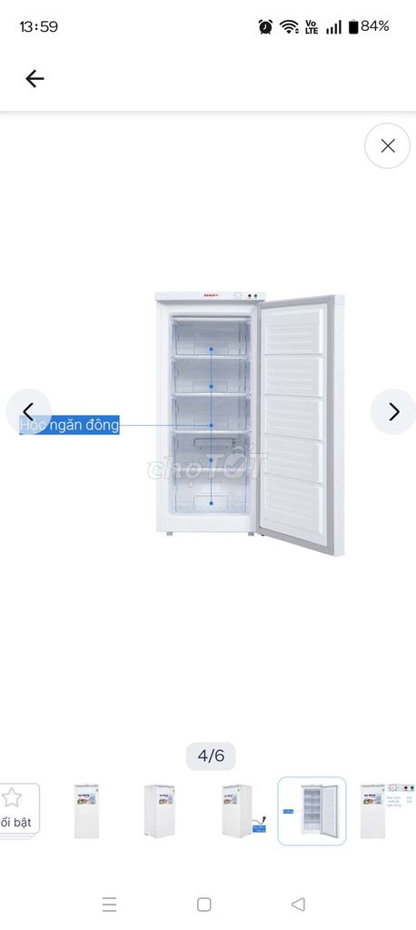 Tủ đông Sanaky . Mua bán Tủ lạnh tại Huyện Cần Giuộc Long An được đăng bởi Chi Chi hình 1