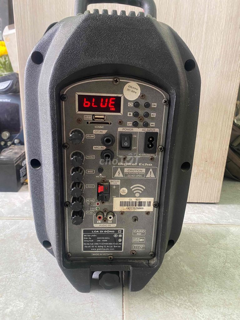Loa kéo di động CXF GI-803 Đen Bluetooth ko mic. Mua bán Tivi, Âm thanh tại Thị xã Bến Cát Bình Dương được đăng bởi ĐIỆN TỬ HÀNG THANH LÝ hình 1