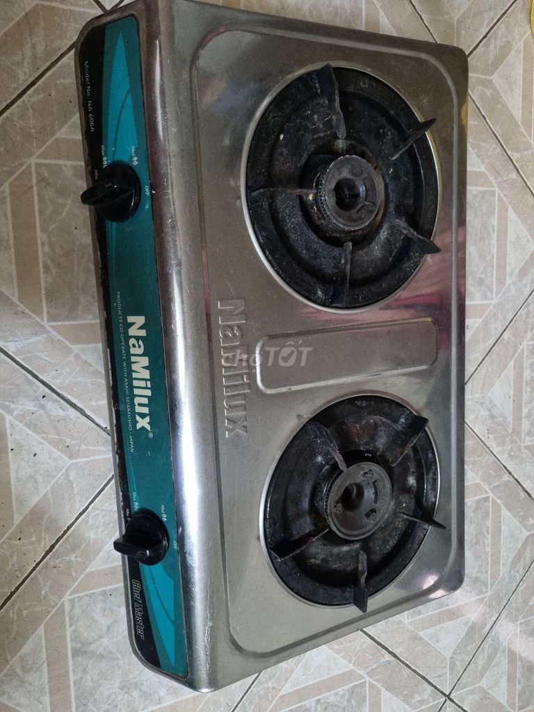 Bếp gas đôi NaMilux NA-606A Kim loại Bạc. Mua bán Bếp, lò, đồ điện nhà bếp tại Quận Ba Đình Hà Nội được đăng bởi Minh Châu hình 1