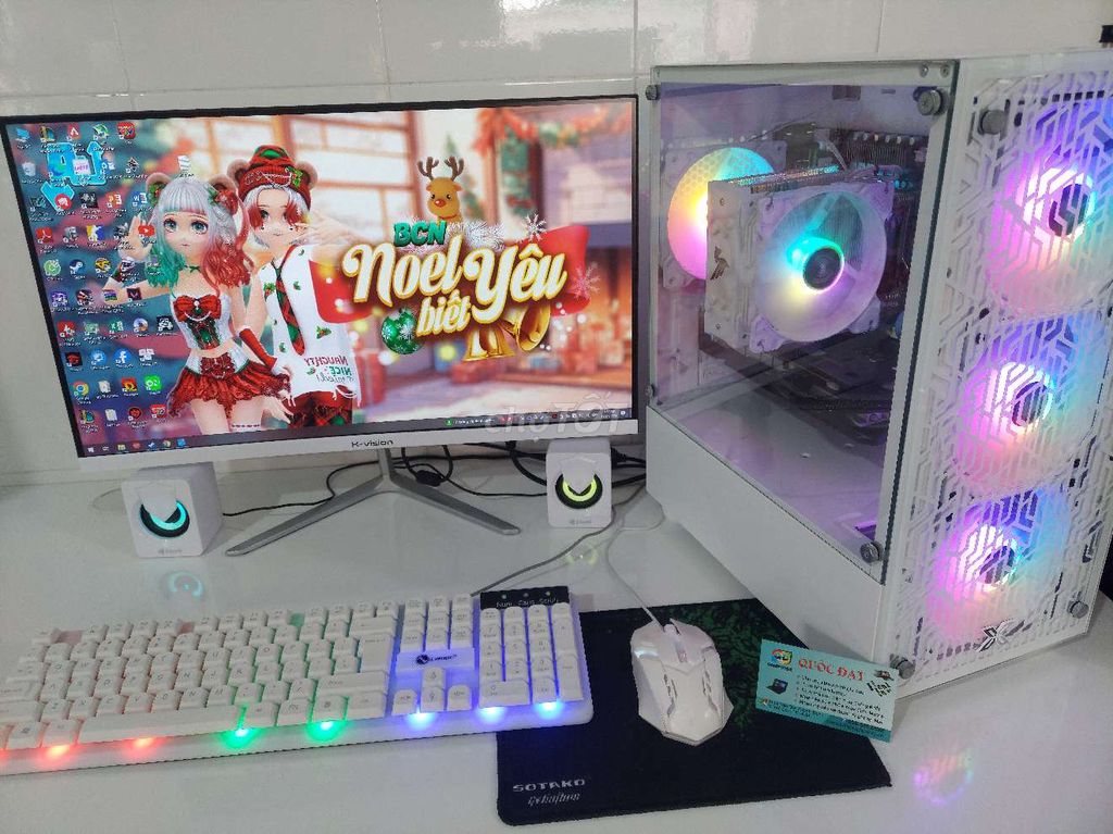 Noel! Bộ PC SNOW WHITE GAMING chơi đa game!