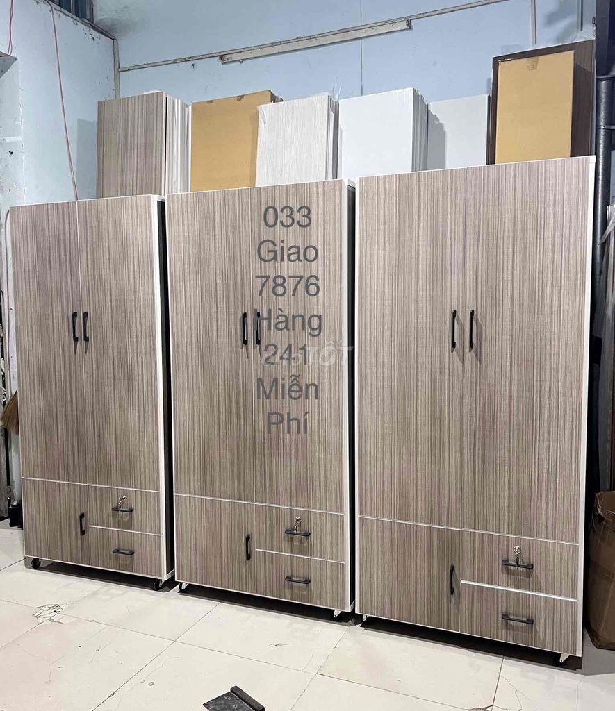 Tủ quần áo Nhựa Đài Loan 2 cánh 83x1m80. Mua bán Tủ, kệ gia đình tại Thành phố Thủ Đức Tp Hồ Chí Minh được đăng bởi Ngọc Lan hình 1