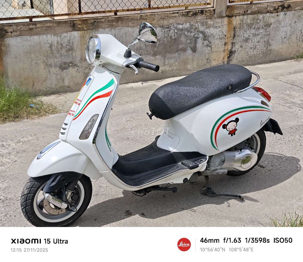 Vespa Primavera 125 đời 2015(FI). Mua bán Xe máy tại Thành phố Phan Thiết Bình Thuận được đăng bởi Hưng Phát Mobile Phan Thiết hình 1