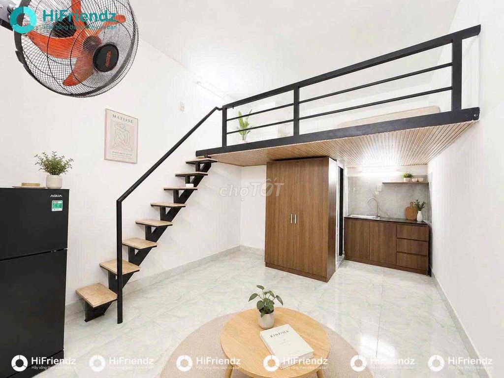 PHÒNG DUPLEX - HẦM XE THANG MÁY - Ở 2-3 NGƯỜI