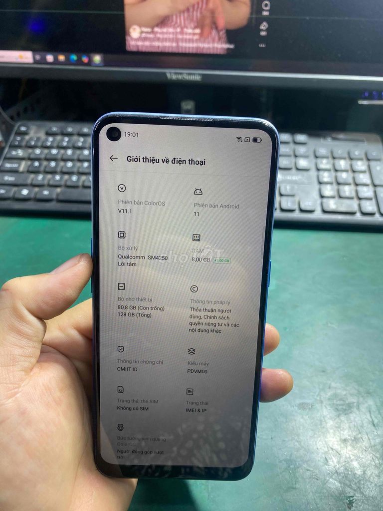 Oppo A53 128GB Xanh Android 11. Mua bán Điện thoại tại Quận Hoàng Mai Hà Nội được đăng bởi đỗ văn tuân hình 1