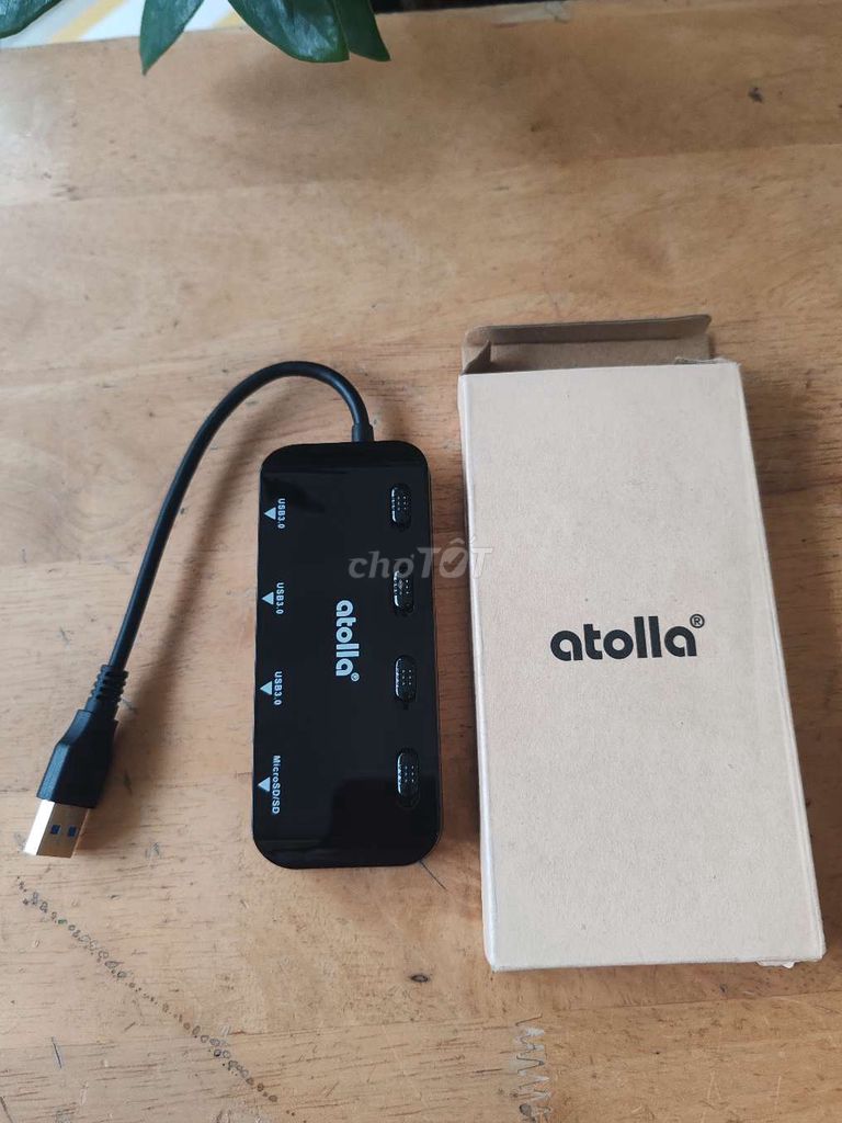 Hub USB Atolla Đen 3x USB 3.0, 1x USB 2.0. Mua bán Phụ kiện (Màn hình, Chuột...) tại Quận 7 Tp Hồ Chí Minh được đăng bởi Vy Vy hình 1