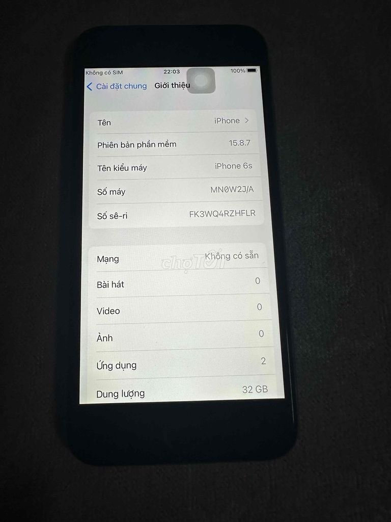 Apple iPhone 6s 32GB Xám 100% pin. Mua bán Điện thoại tại Thị xã Bến Cát Bình Dương được đăng bởi Ngocbich Pham hình 1