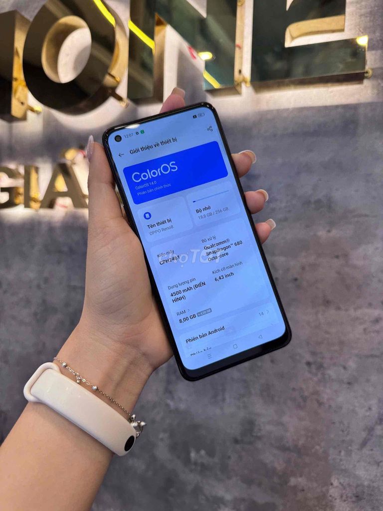 OPPO RENO8 256GB Đen. Mua bán Điện thoại tại Quận Ninh Kiều Cần Thơ được đăng bởi ClickPhone ClickPhone hình 1
