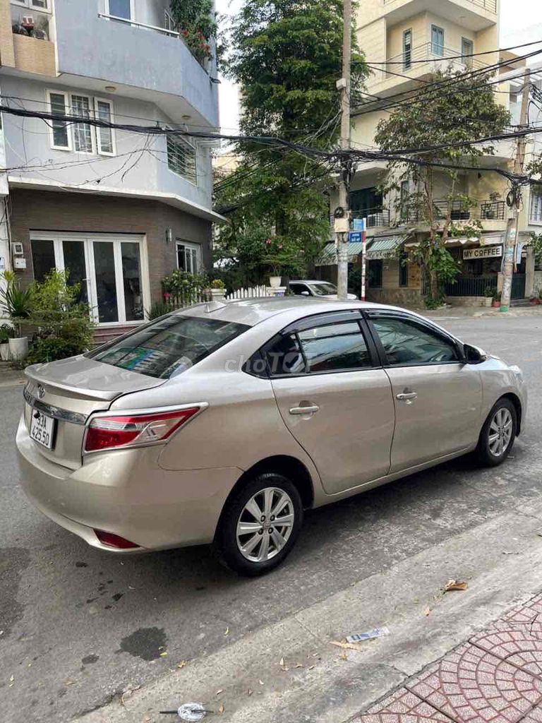 Toyota Vios 2014 J MT 1.3 màu Vàng cát,xe gd chạy. Mua bán Ô tô tại Quận 7 Tp Hồ Chí Minh được đăng bởi Bảo Anh hình 3