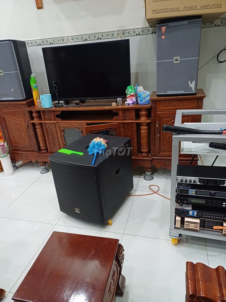 Cục đẩy công suất JBL Đen. Mua bán Tivi, Âm thanh tại Huyện Bến Lức Long An được đăng bởi Chinh Trường hình 1