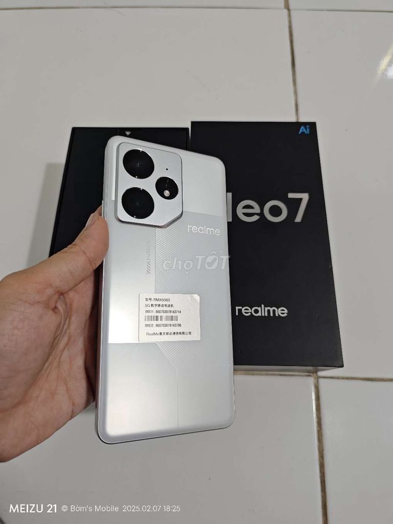 Realme Neo 7 fullbox 12/256