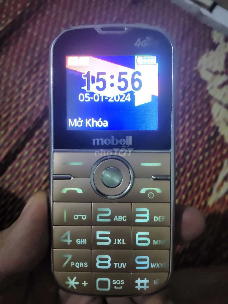 Mobell 4G 2 SIM Vàng đồng. Mua bán Điện thoại tại Quận 8 Tp Hồ Chí Minh được đăng bởi Kieu pham hình 1