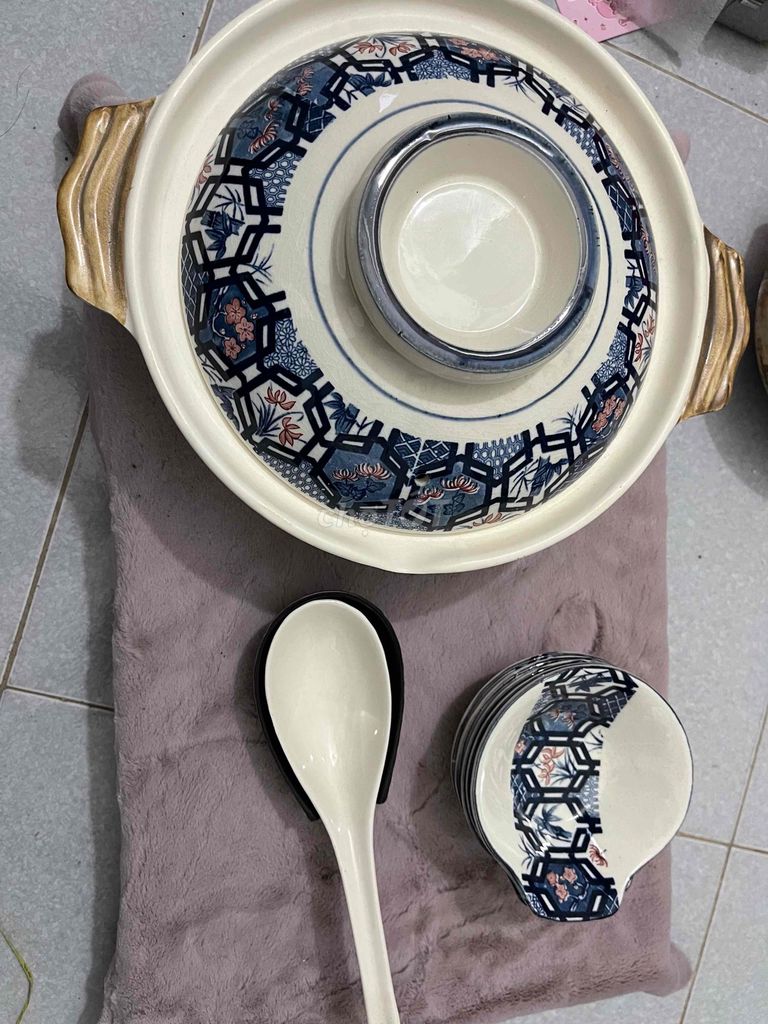 Nồi đất Nhật Bản 28cm Mới. Mua bán Dụng cụ nhà bếp tại Huyện Thanh Liêm Hà Nam được đăng bởi Phạm Tuấn Dũng hình 1