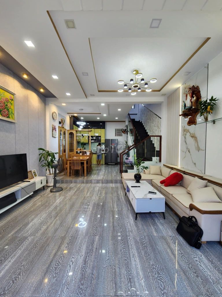 HẺM VIP TẢI TRÁNH - KHU PHÂN LÔ ĐỒNG BỘ HUỲNH THỊ HAI ~ 60M2 - 4 TẦNG