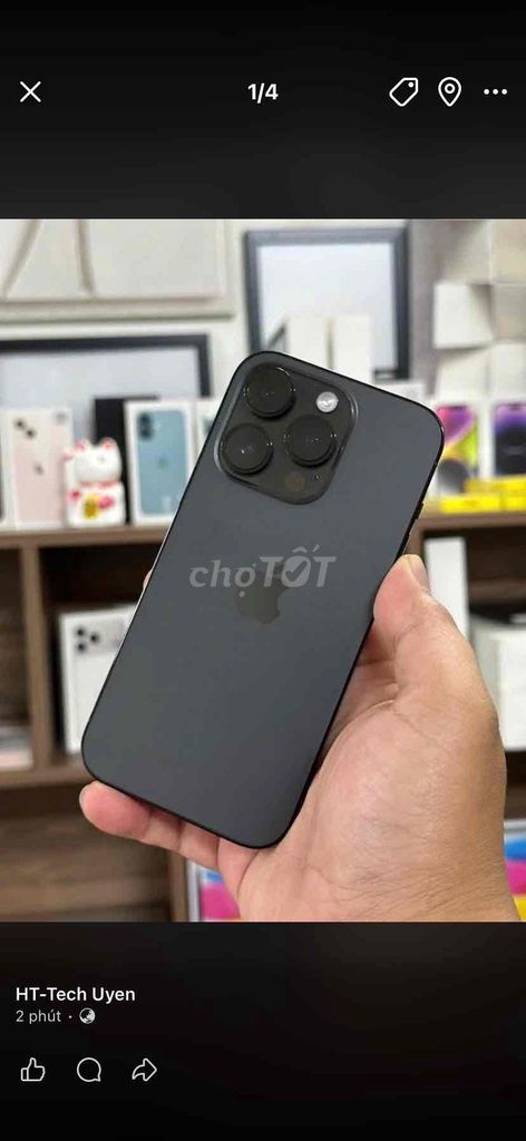 iPhone 14 Pro 128GB Đen Đã dùng. Mua bán Điện thoại tại Thành phố Biên Hòa Đồng Nai được đăng bởi Uyên Phạm hình 1
