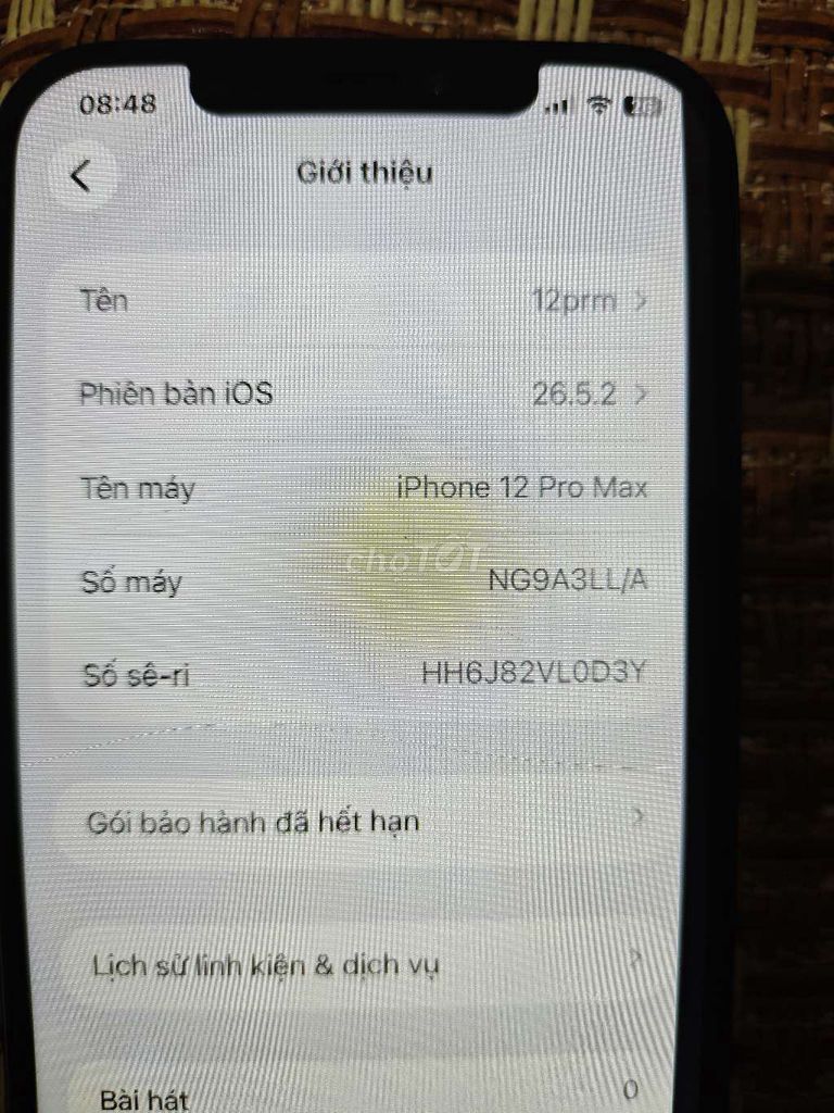 iPhone 12 Pro Max 128GB LL/A Hư màn. Mua bán Điện thoại tại Huyện Củ Chi Tp Hồ Chí Minh được đăng bởi Tuấn Anh hình 1