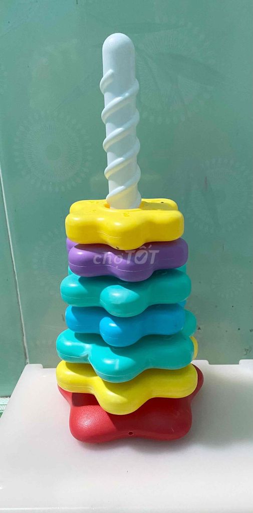 Đồ chơi tháp xoay cầu vồng. Mua bán Mẹ và bé tại Huyện Bình Chánh Tp Hồ Chí Minh được đăng bởi LoanLe hình 1