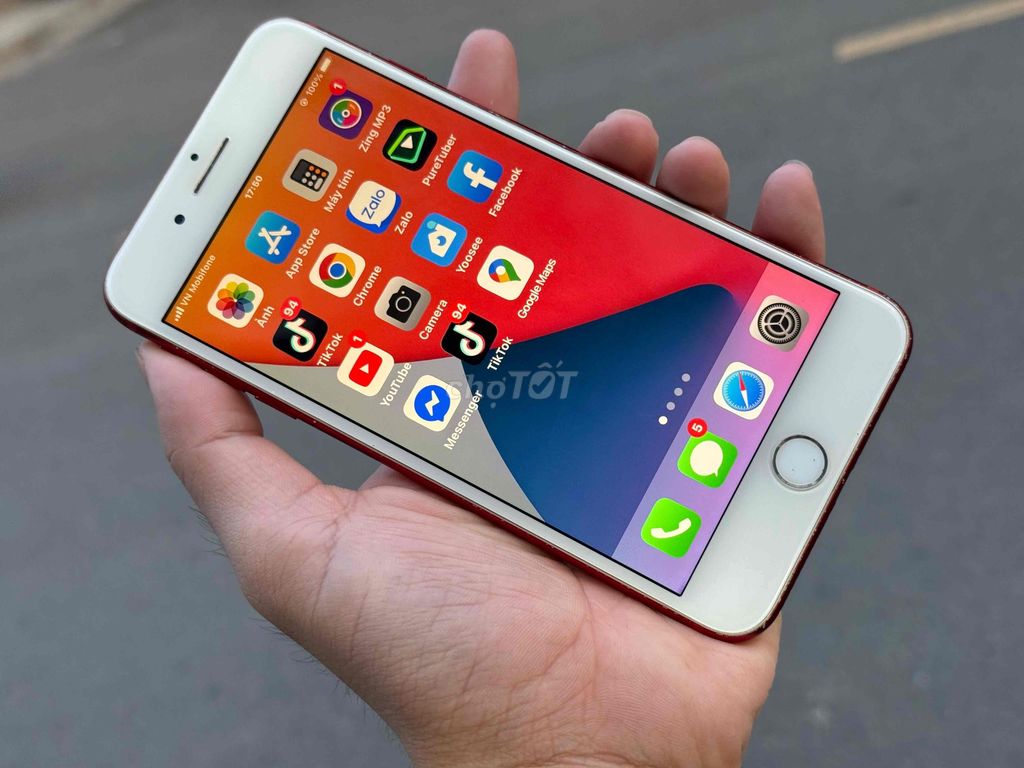 iPhone 7 Plus 128GB màu đỏ, Màn Zin, Vân Tay Ok. Mua bán Điện thoại tại Quận Tân Bình Tp Hồ Chí Minh được đăng bởi khang hình 1