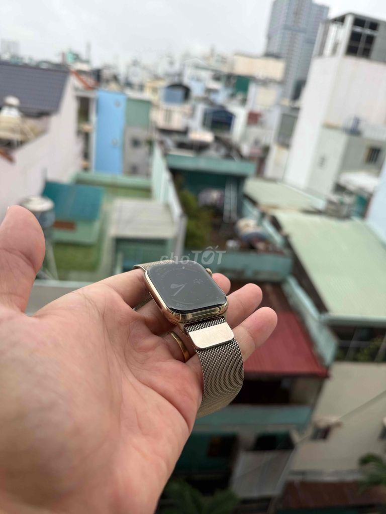 Apple Watch Series 7 - LTE bản thép 45mm gold VNA