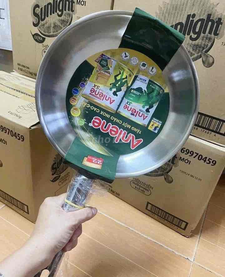 Chảo TiCook Inox 304 Đáy từ 22cm. Mua bán Dụng cụ nhà bếp tại Thành phố Huế Thừa Thiên Huế được đăng bởi võ thị bích hà hình 1