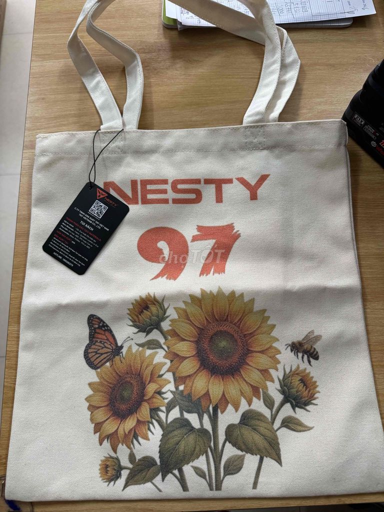 Túi tote Nesty nữ vải canvas. Mua bán Túi xách tại Huyện Thanh Trì Hà Nội được đăng bởi Bùi Thị Phương  hình 1