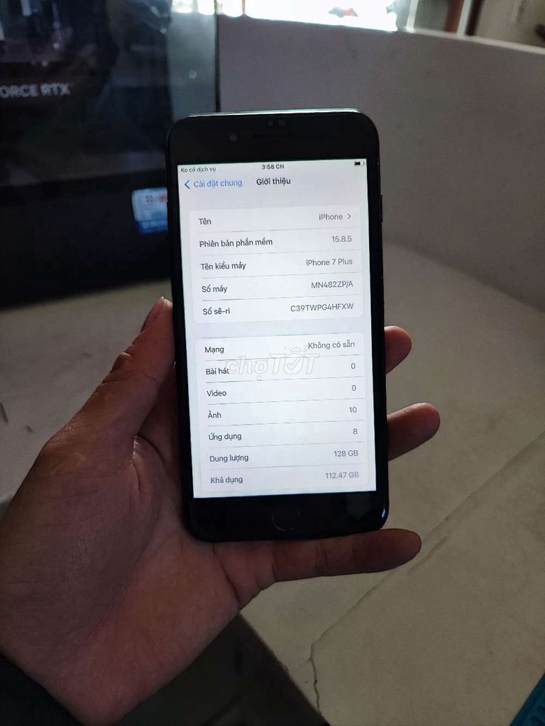 Apple iPhone 7 Plus 128GB Đen. Mua bán Điện thoại tại Huyện Thuỷ Nguyên Hải Phòng được đăng bởi Hùng Nguyễn THP store hình 1