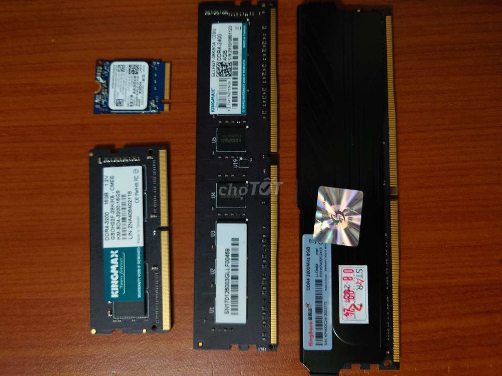 Linh kiện PC ram, ssd laptop PC