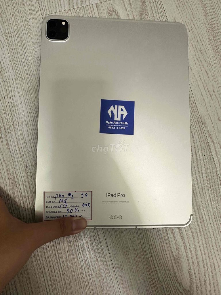 Apple iPad Pro M2 5G 128GB Bạc Đẹp 99. Mua bán Máy tính bảng tại Thành phố Thủ Đức Tp Hồ Chí Minh được đăng bởi Ngân anh mobile hình 1