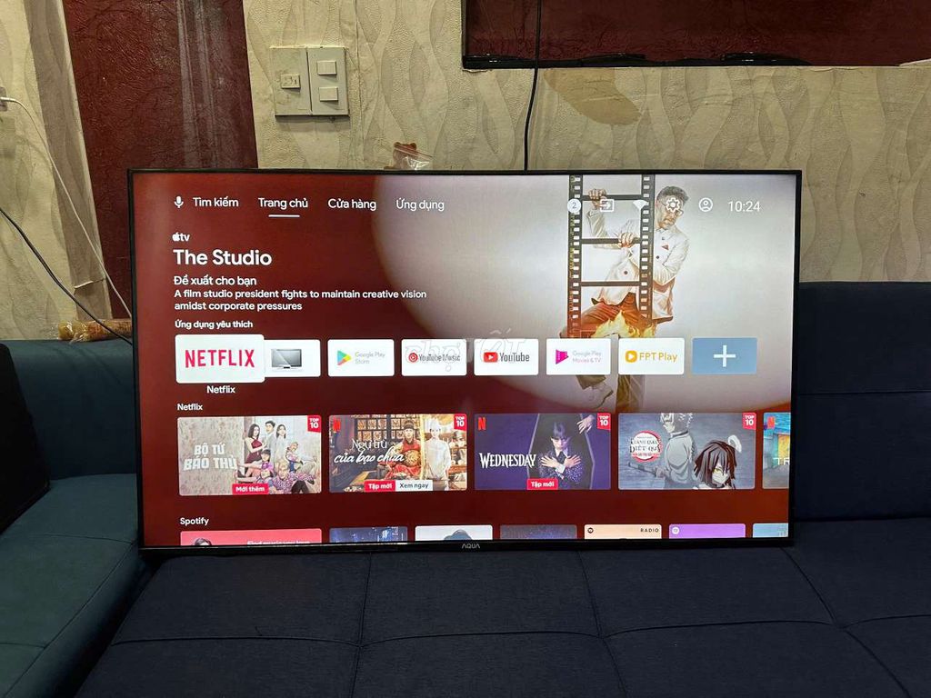 Tivi 50 inch màn 4K đời 2022 Android remote nói. Mua bán Tivi, Âm thanh tại Quận 7 Tp Hồ Chí Minh được đăng bởi Hoàng Long Tivi  hình 1