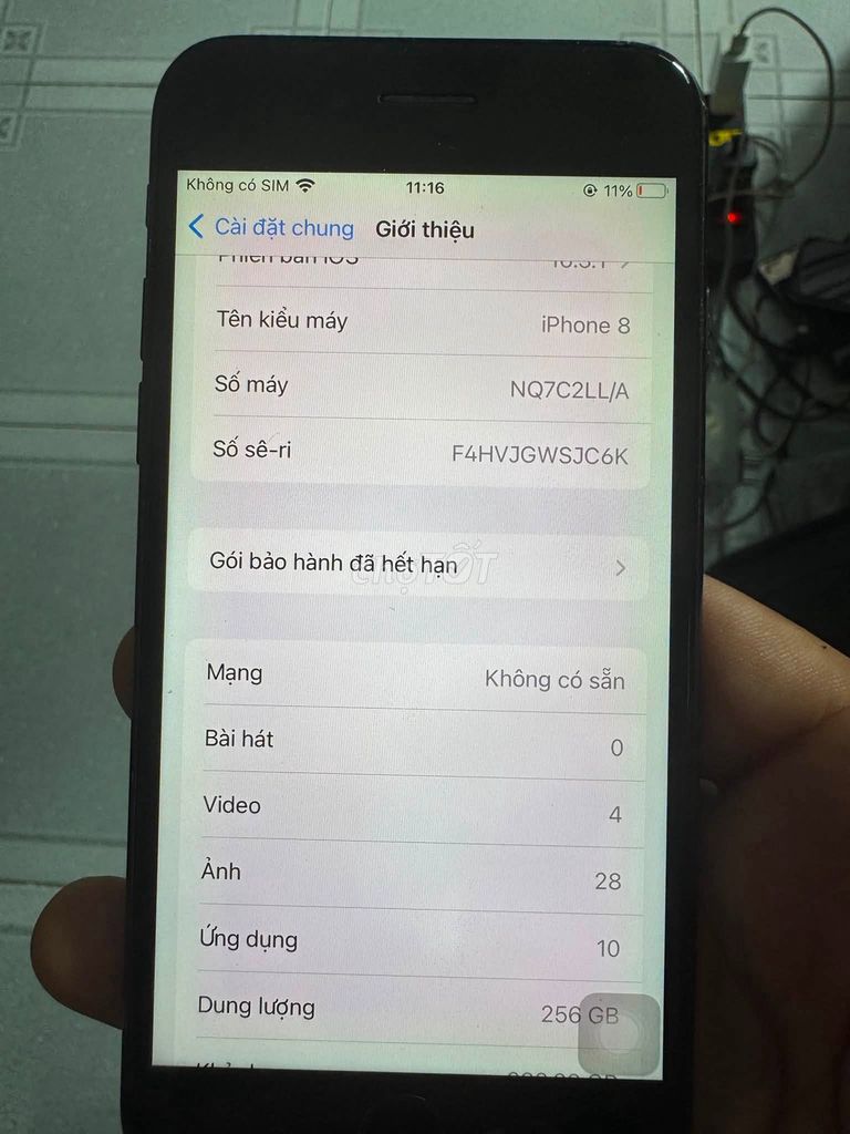 Apple iPhone 8 256GB Đen. Mua bán Điện thoại tại Quận 10 Tp Hồ Chí Minh được đăng bởi Hội Đồ Điện Tử hình 1