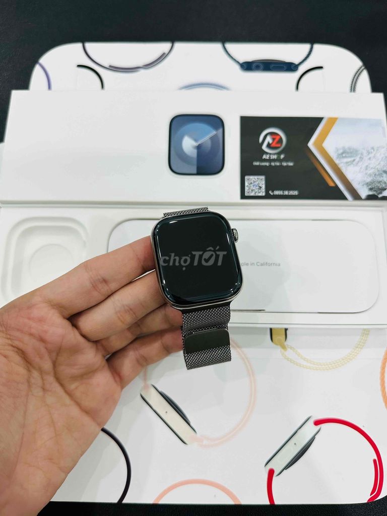 Apple Watch s10/46 titan bạc esim lla NEW