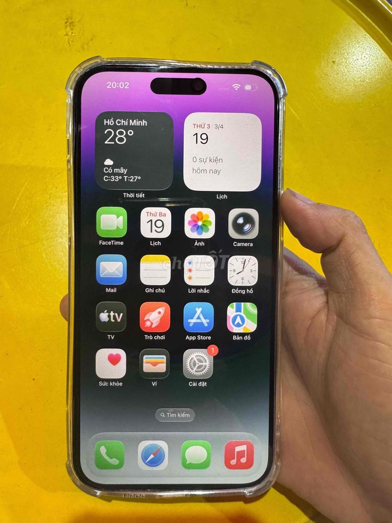Apple iPhone 14 Pro Max 128GB Tím 98%. Mua bán Điện thoại tại Thành phố Thuận An Bình Dương được đăng bởi Cậu Bè Khờ hình 1