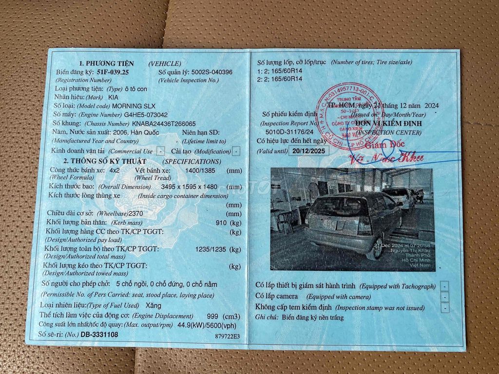 BÁN KIA MONING NHẬP 2008 ĐỜI 2006 CỰC ĐẸP , ZIN. Mua bán Ô tô tại Huyện Hóc Môn Tp Hồ Chí Minh được đăng bởi Lương mạnh tuấn hình 9