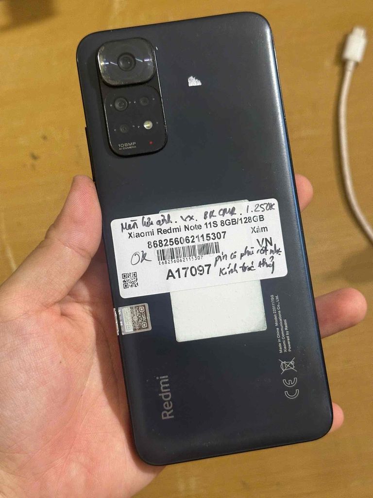Redmi Note 11S 8/128GB Xám. Mua bán Điện thoại tại Thành phố Thủ Đức Tp Hồ Chí Minh được đăng bởi Hiếu hình 1