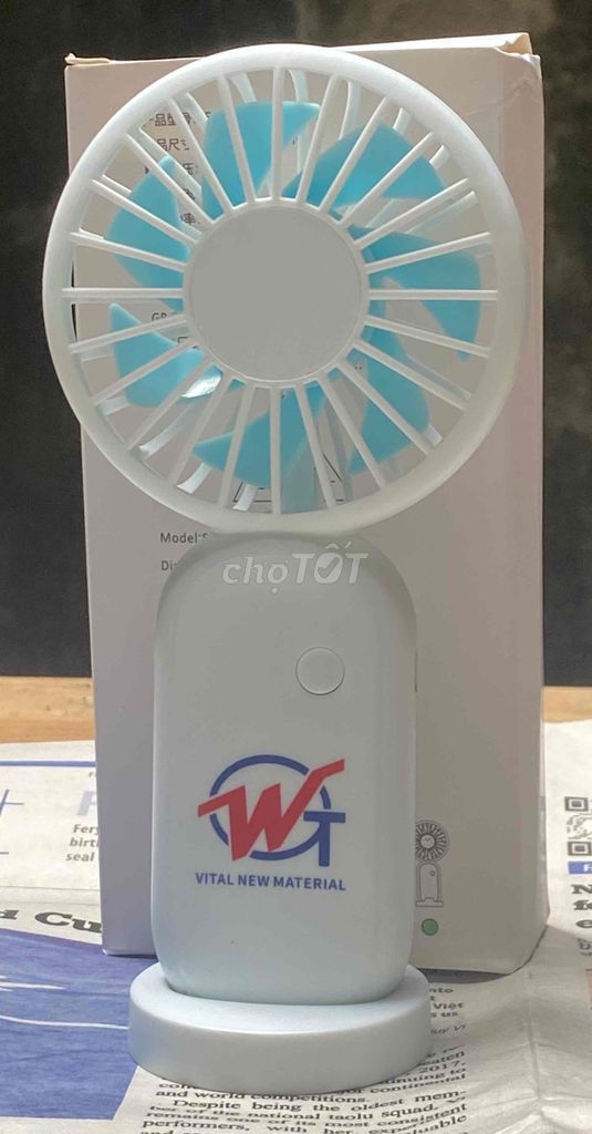 Quạt cầm tay Trắng 3 tốc độ Mới nguyên. Mua bán Quạt tại Quận Hai Bà Trưng Hà Nội được đăng bởi chieu mockba hình 1
