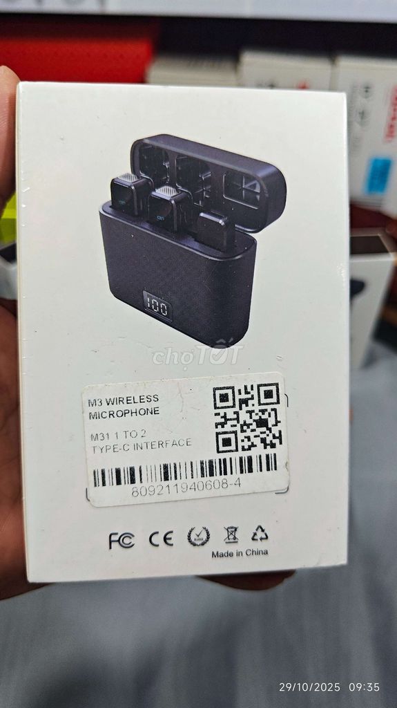 Micro Không Dây Cài Áo, Hàng Quốc Dân, Fullbox. Mua bán Tivi, Âm thanh tại Quận 6 Tp Hồ Chí Minh được đăng bởi D88S hình 3